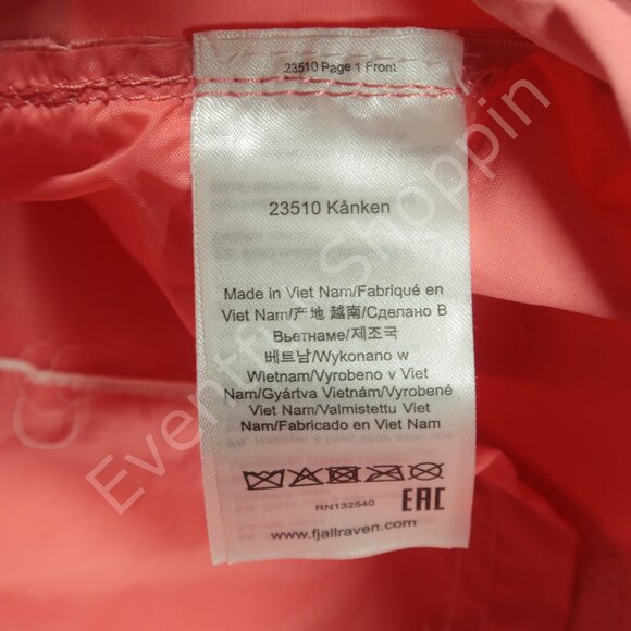 Fjallraven Womens Classic Kanken Backpack Pink - Picture 4 of 8